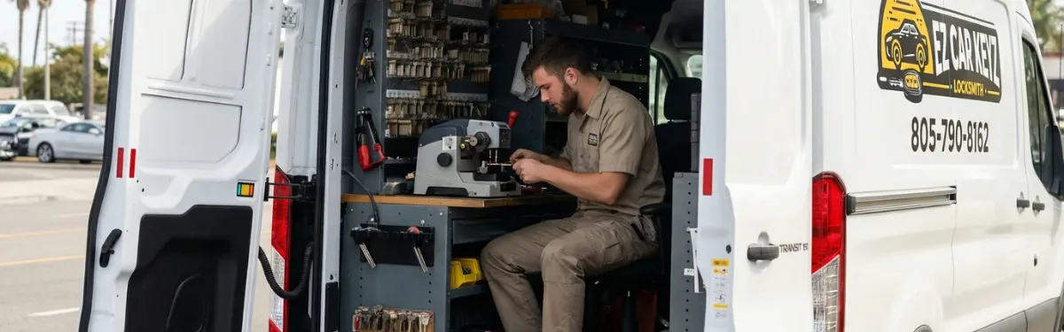 Mobile 1998 Acura RL key fob programming by EZ Car Keyz Santa Barbara CA