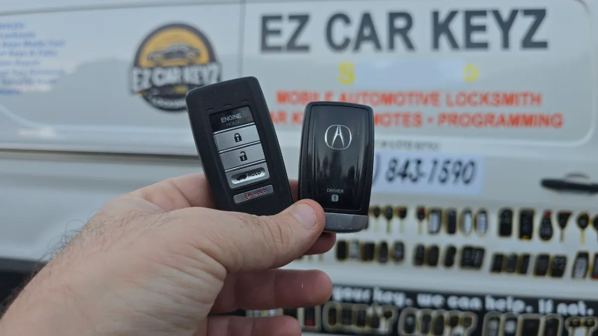 Lost 2016 Acura RLX key replacement by EZ Car Keyz in Ventura CA
