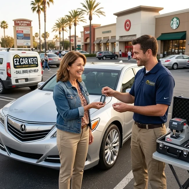 Acura RLX key replacement in Ventura County
