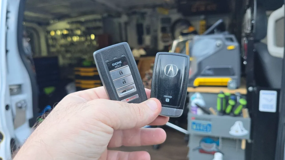 Quick turnaround 2005 Acura RSX car key by EZ Car Keyz in Ventura CA