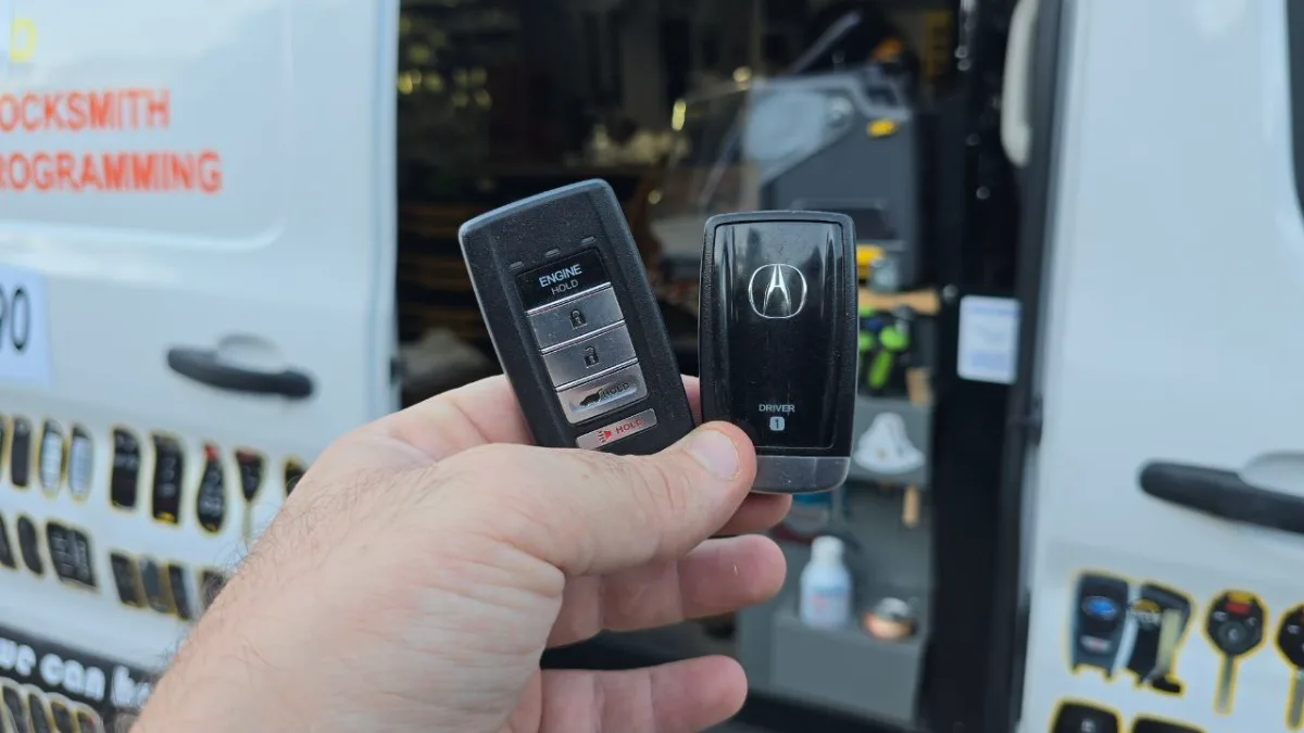 Mobile 1997 Acura TL key replacement at your location in Goleta CA