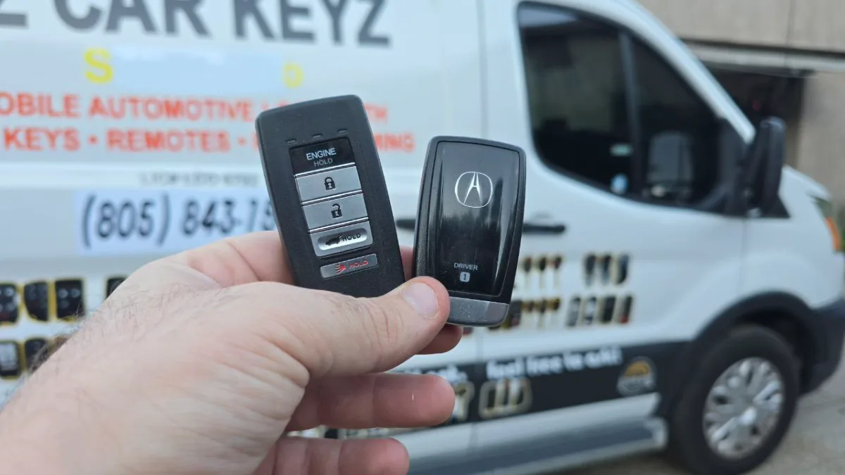 Mobile 2005 Acura TL key replacement at your location in Ventura CA