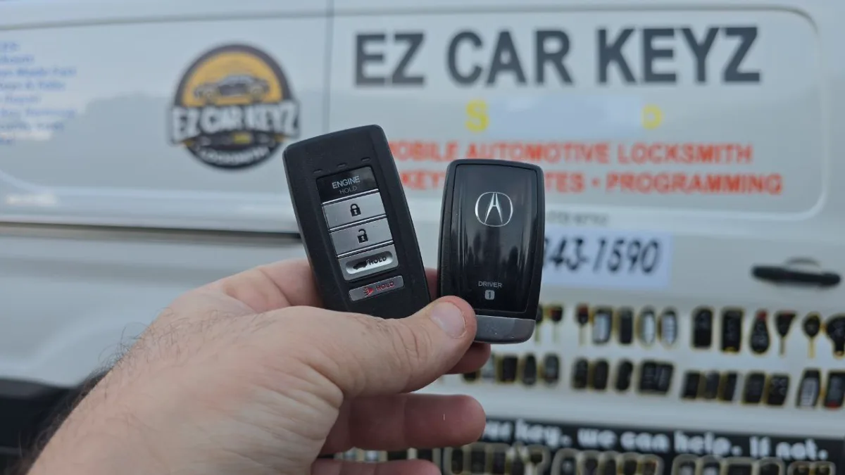 2014 Acura TL key made with no spare by EZ Car Keyz Thousand Oaks CA