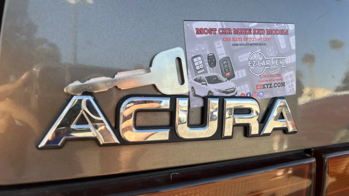 Lost 2007 Acura TSX key replacement by EZ Car Keyz in Simi Valley CA