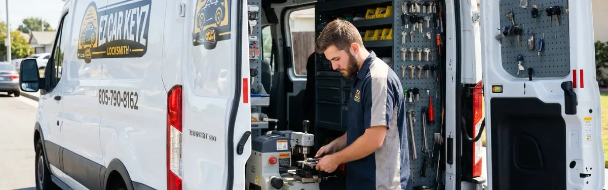 2007 Acura TSX replacement key fob with no original from EZ Car Keyz Simi Valley CA