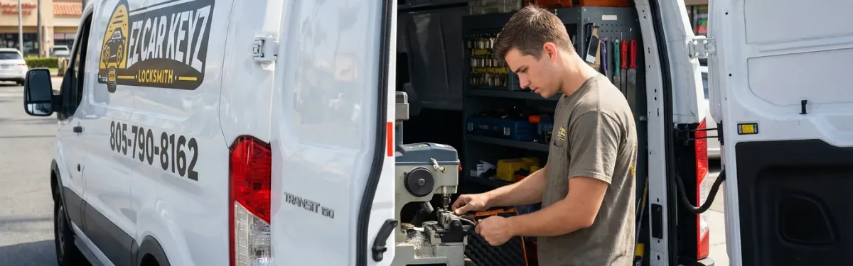 2010 Acura TSX replacement key fob with no original from EZ Car Keyz Camarillo CA