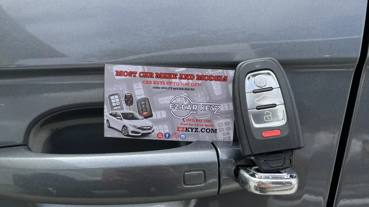 2003 Audi A6 key made with no spare by EZ Car Keyz Santa Barbara CA