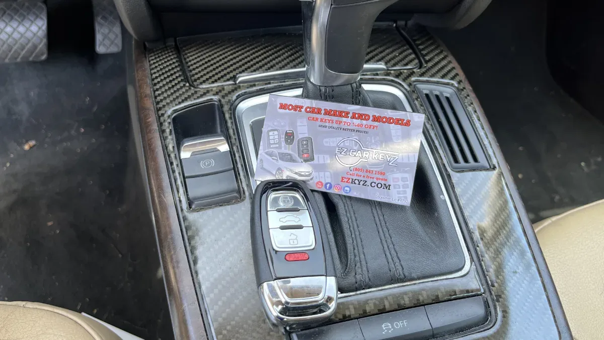 Lost 2004 Audi A6 key replacement by EZ Car Keyz in Santa Barbara CA