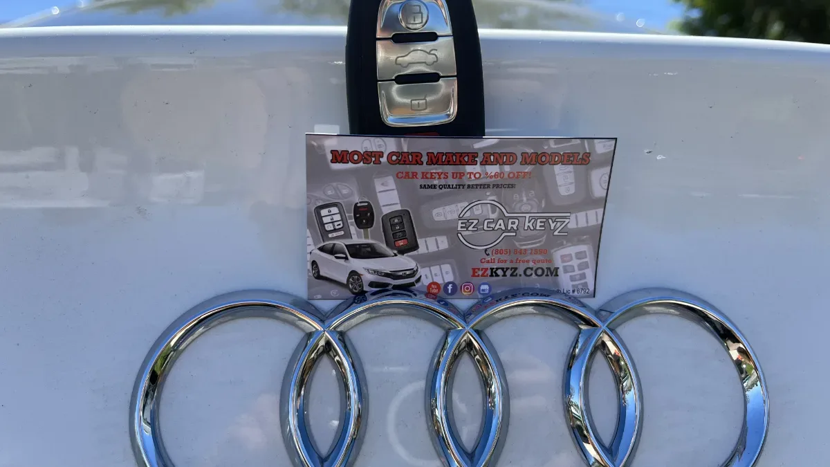 All keys lost service for 1997 Audi A8 by EZ Car Keyz Ventura CA
