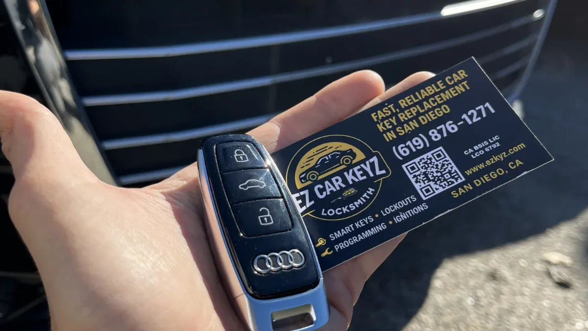 Affordable 2002 Audi A8 key replacement by EZ Car Keyz in Simi Valley CA