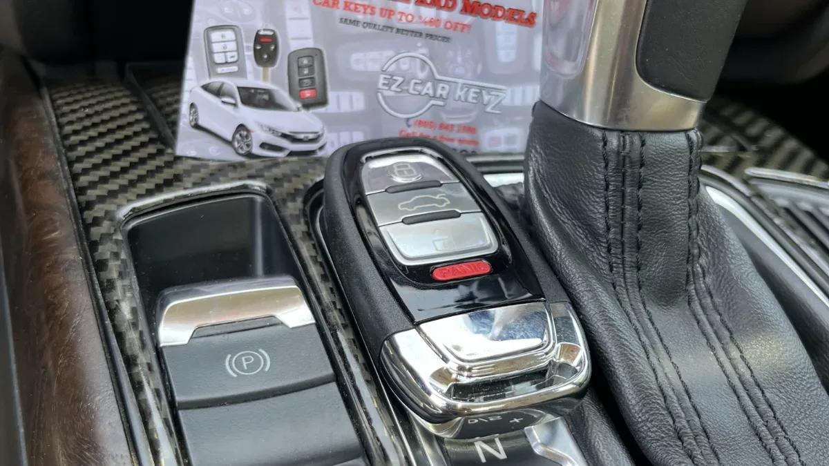 Mobile 2002 Audi S4 key replacement at your location in Ventura CA