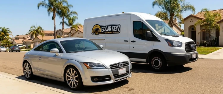 Audi TT mobile car key service by EZ Car Keyz in Ventura County