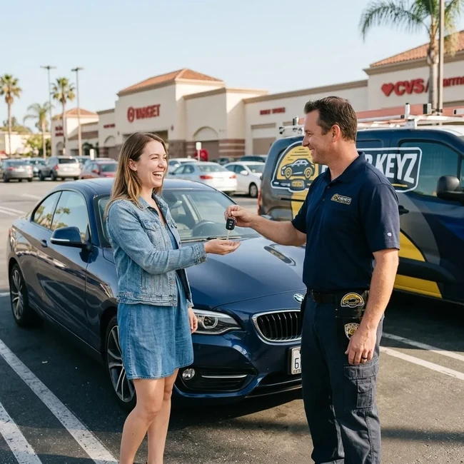 BMW 2 Series key replacement in Ventura County