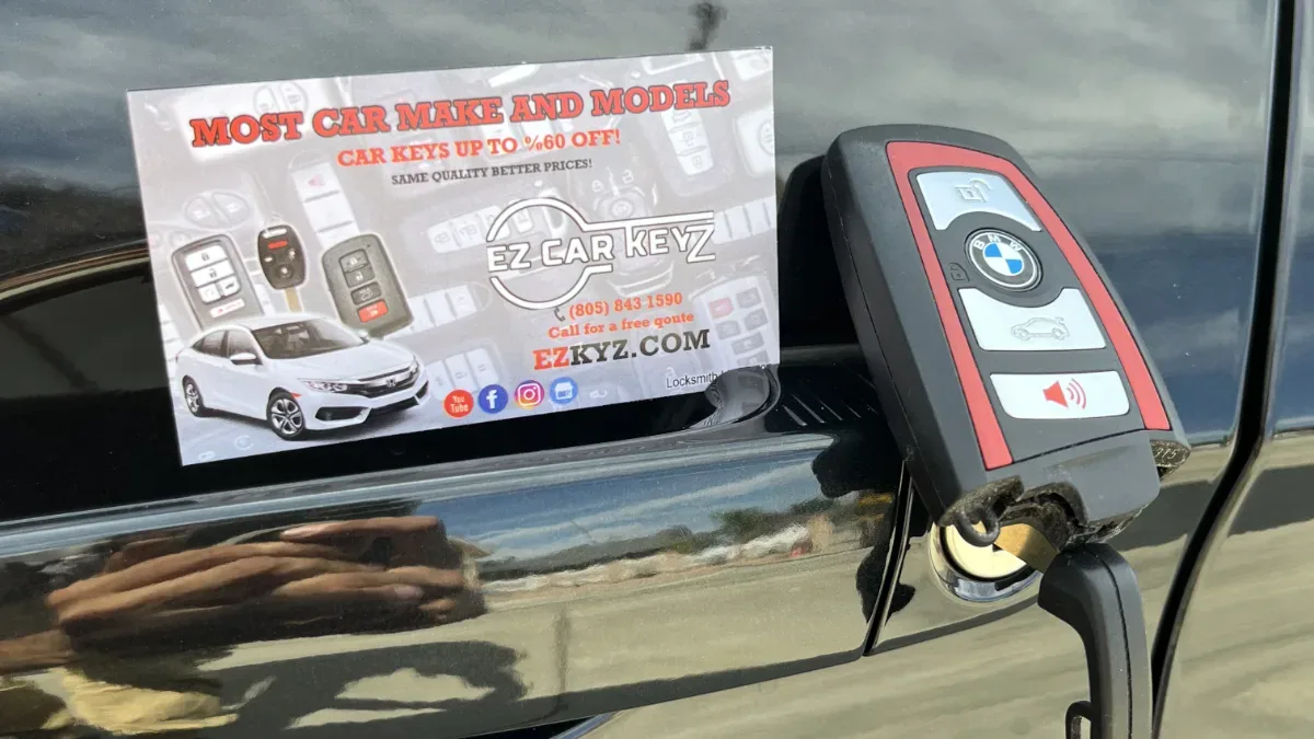 Mobile 2010 BMW 3 Series key replacement at your location in Oxnard CA