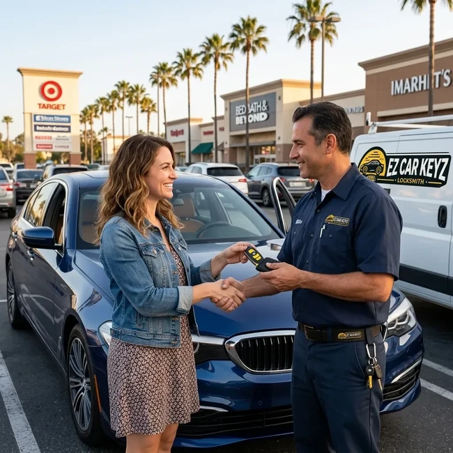 BMW 5 Series key replacement in Ventura County