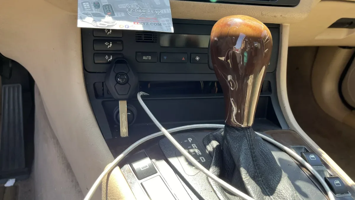 2003 BMW M5 key made with no spare by EZ Car Keyz Goleta CA