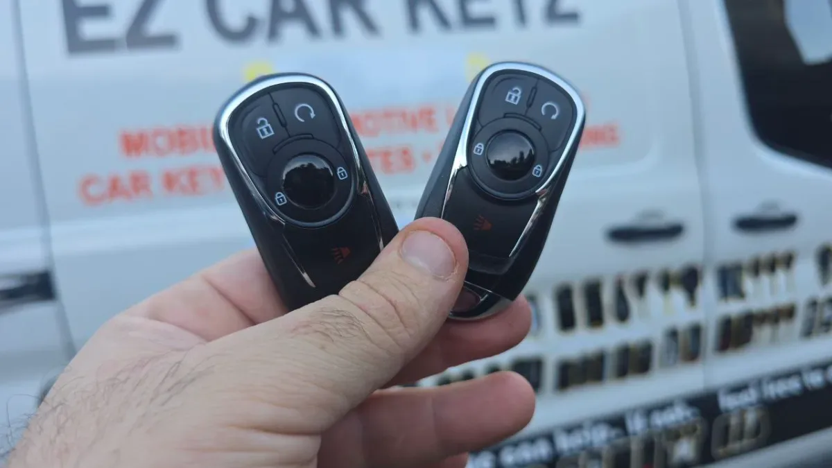 Licensed locksmith replacing 2015 Buick Lacrosse key in Thousand Oaks CA