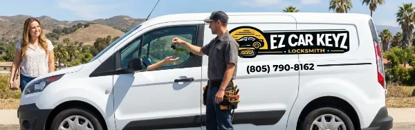 Customer review of mobile 2007 Buick Lucerne key service by EZ Car Keyz Simi Valley CA