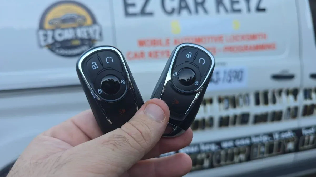 2019 Buick Regal key made with no spare by EZ Car Keyz Oxnard CA
