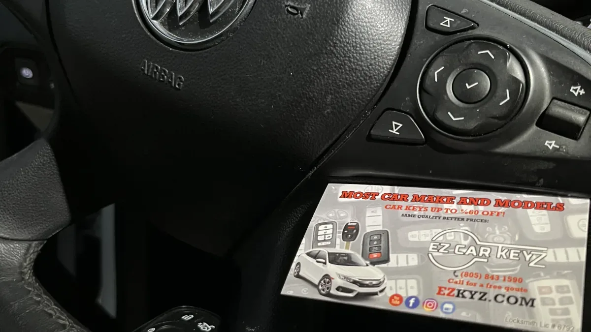 Emergency 2007 Buick Rendezvous car key service in Ventura CA