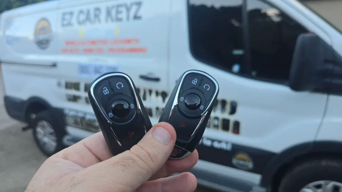 2017 Buick Verano key made with no spare by EZ Car Keyz Oxnard CA
