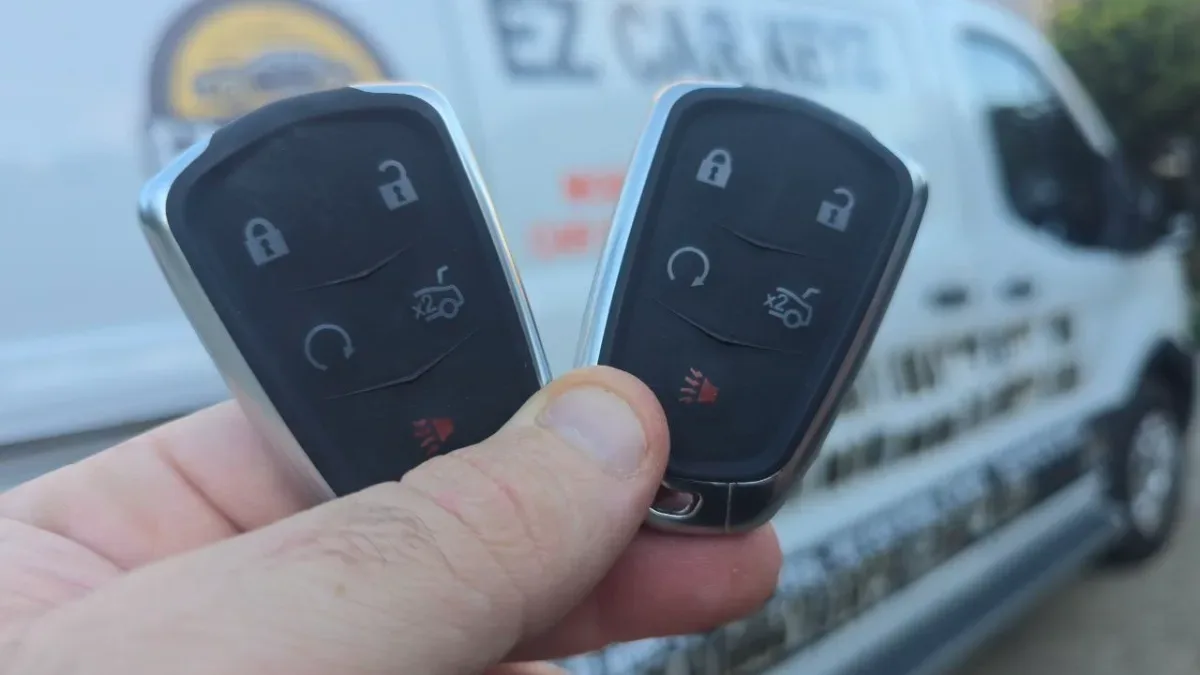 On-site 2019 Cadillac XT4 car key programming in Ventura CA