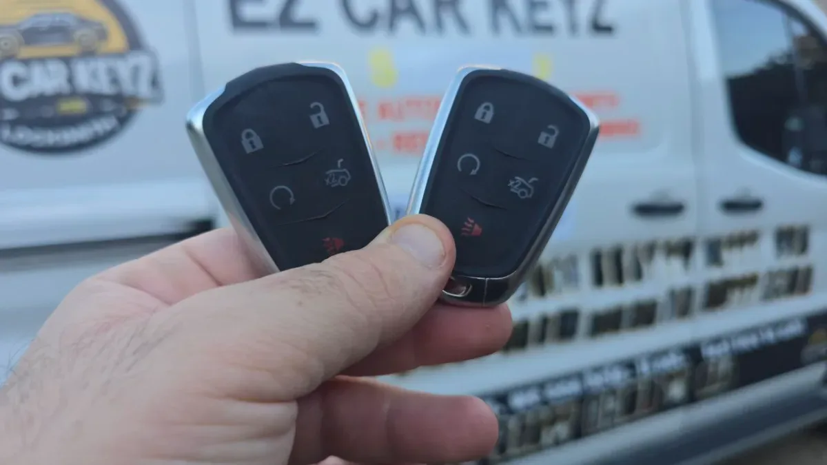 2016 Cadillac XTS Affordable Key Replacement - EZ Car Keyz Simi Valley 2016 Cadillac XTS key made with no spare by EZ Car Keyz Simi Valley CA