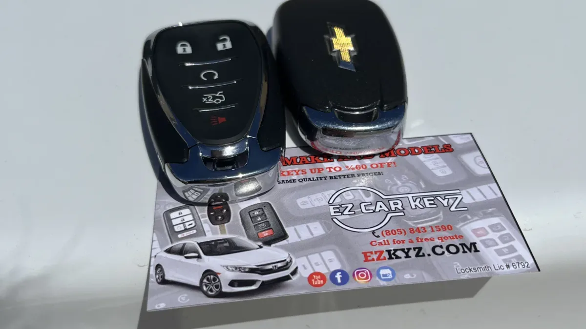 Low cost 2000 Chevrolet Astro car key service by EZ Car Keyz Oxnard CA