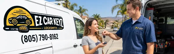 Customer review showing savings on 2022 Chevrolet Equinox key by EZ Car Keyz Ojai CA