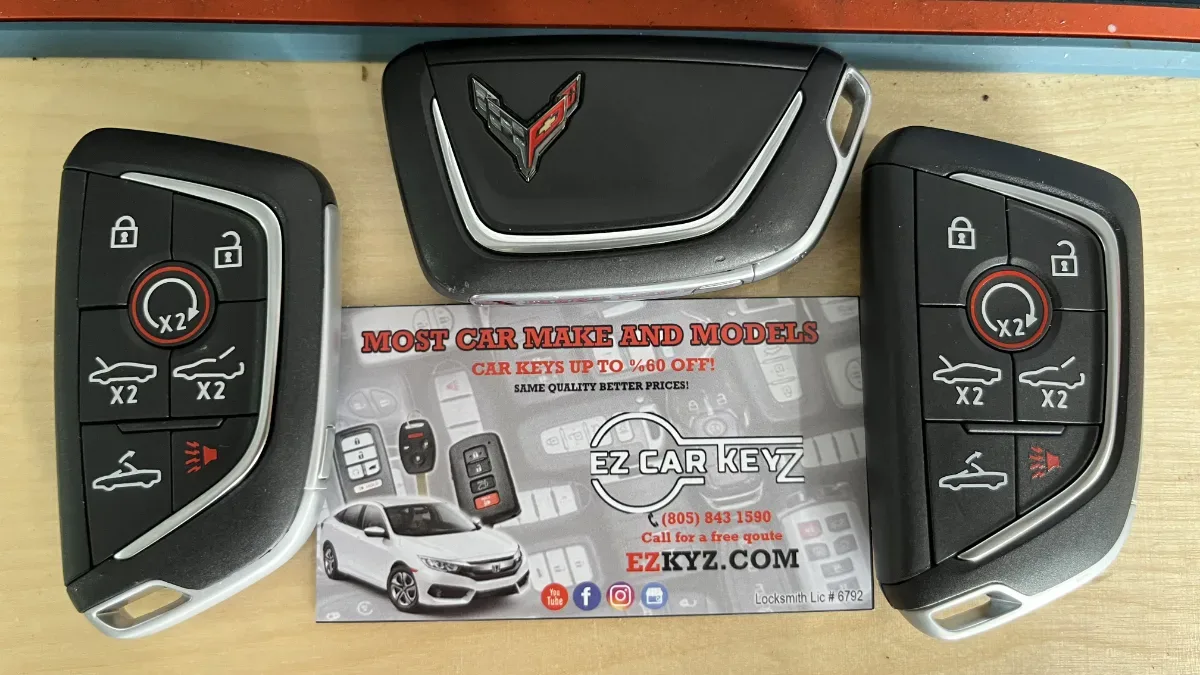 2024 Chevrolet Tahoe key replaced in your driveway in Ojai CA