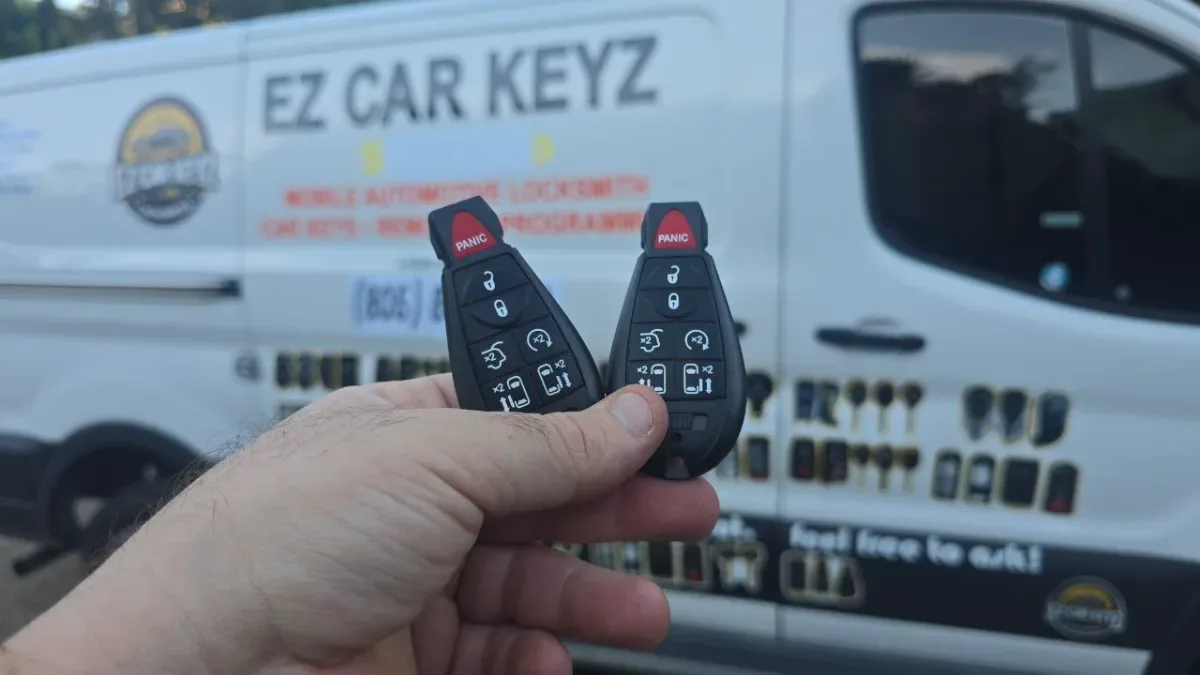 2013 Chrysler 300 key made with no spare by EZ Car Keyz Thousand Oaks CA