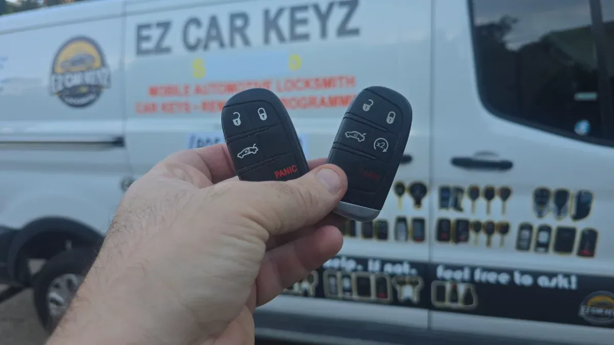 On-site 2005 Dodge Caravan car key programming in Oxnard CA