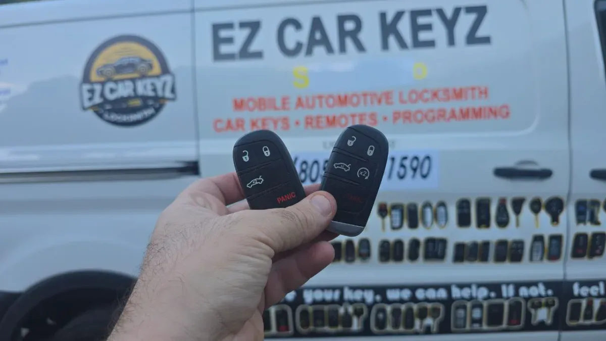 Low cost 2015 Dodge Challenger car key service by EZ Car Keyz Montecito CA