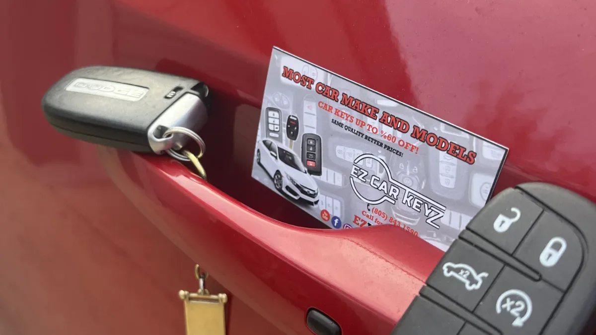 2006 Dodge Charger key made with no spare by EZ Car Keyz Ventura CA