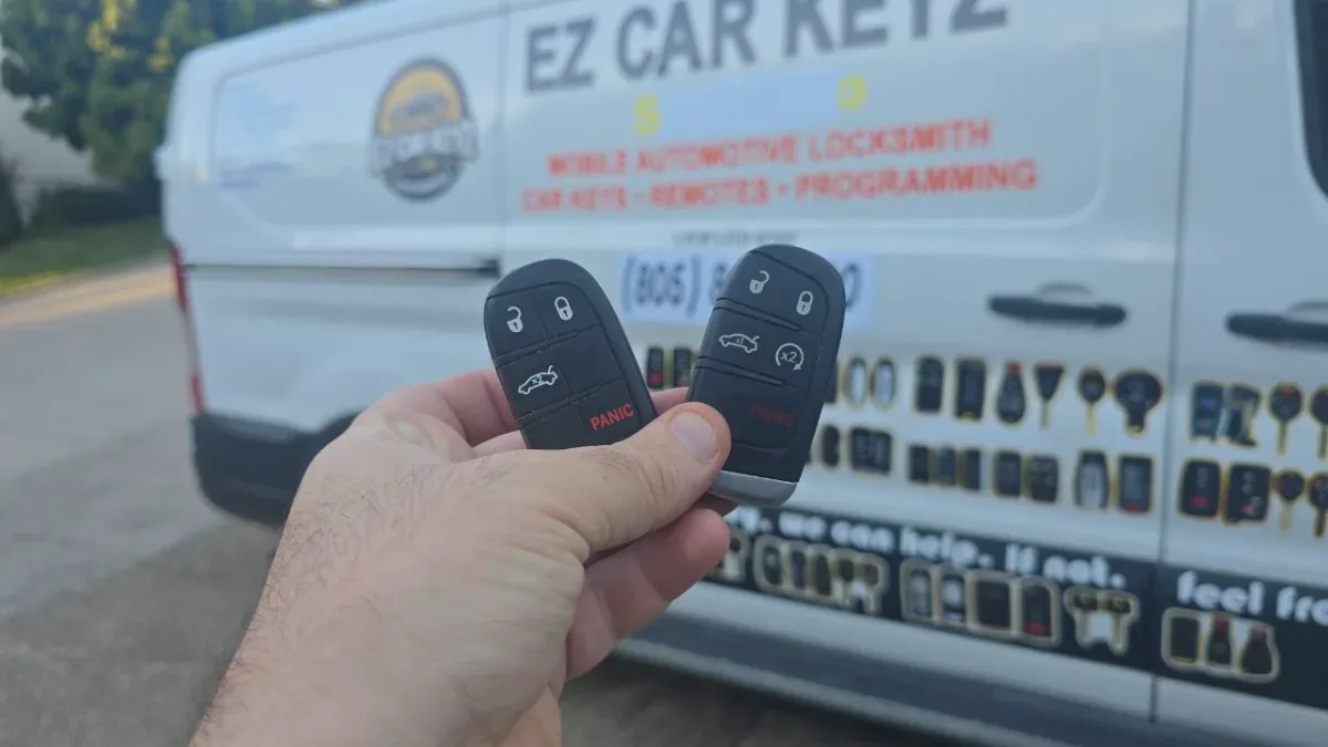 2015 Dodge Charger key replacement at half the dealer price in Thousand Oaks CA