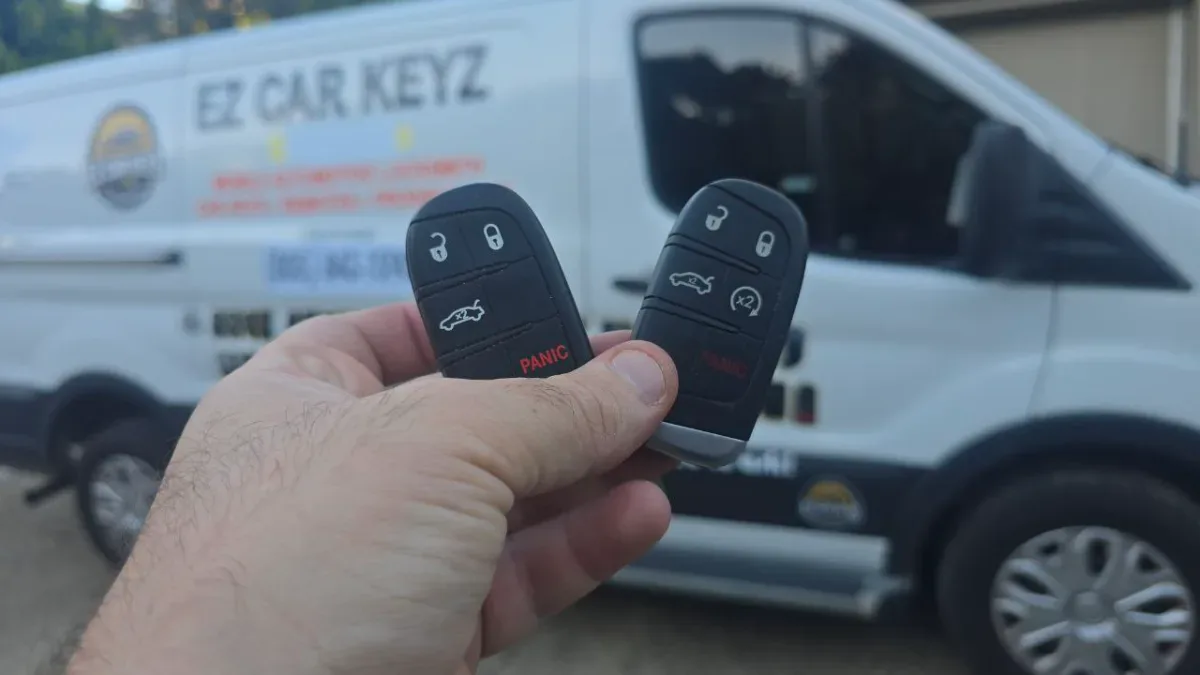 2018 Dodge Charger key replaced in your driveway in Thousand Oaks CA