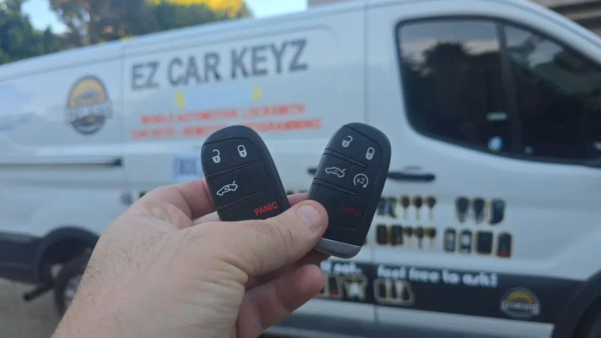 2019 Dodge Durango key replaced in your driveway in Ventura CA