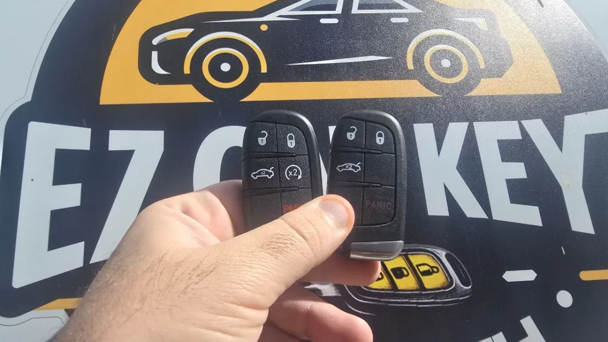 Insured mobile locksmith working on 2002 Dodge Grand Caravan in Ojai CA