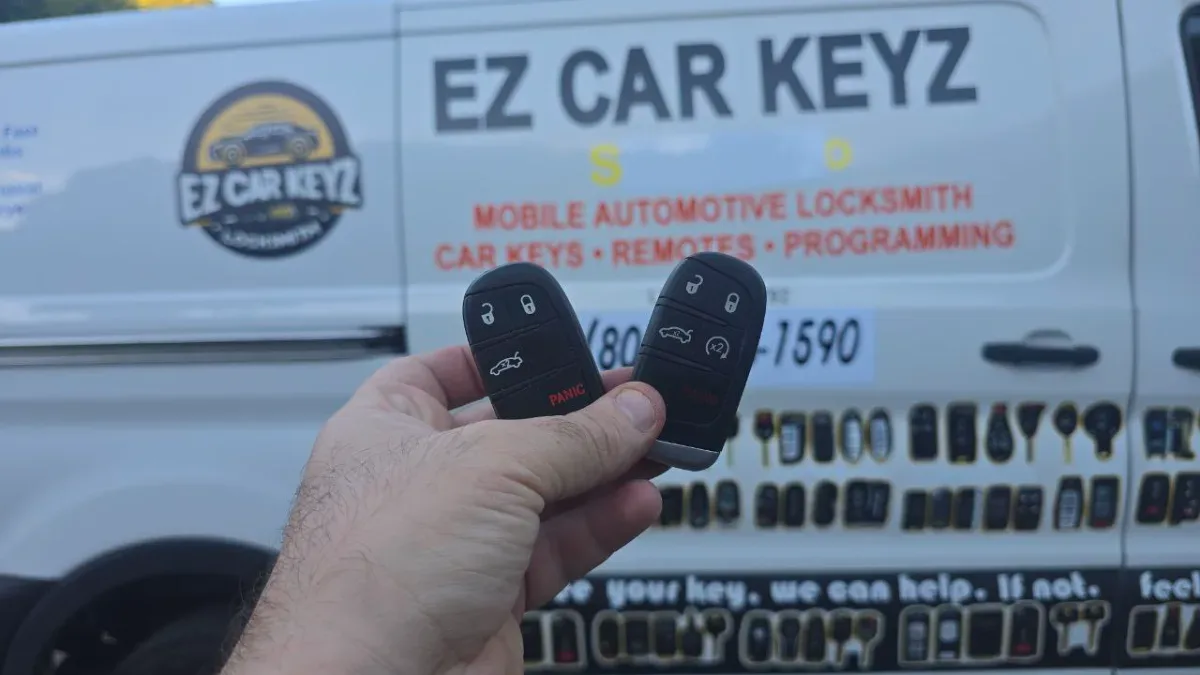 2015 Dodge Viper key made with no spare by EZ Car Keyz Goleta CA