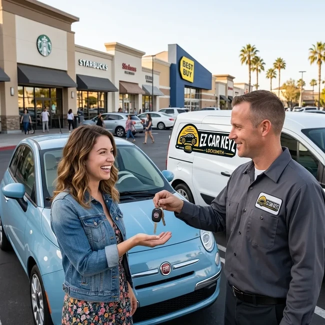Fiat 500 key replacement in Ventura County
