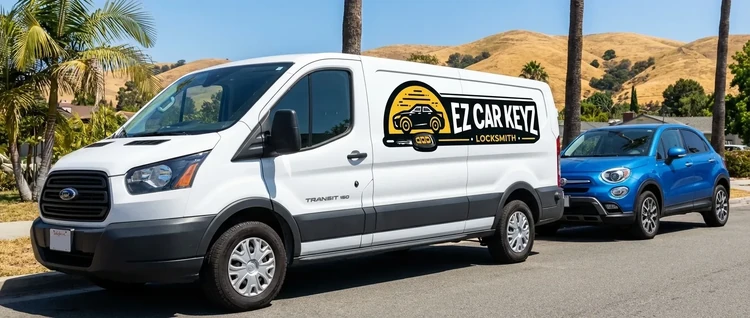 Fiat 500x mobile car key service by EZ Car Keyz in Ventura County