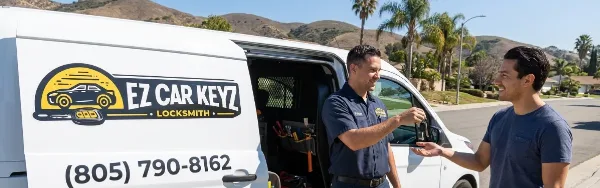 Customer review of mobile 1999 Ford Crown Victoria key service by EZ Car Keyz Port Hueneme CA