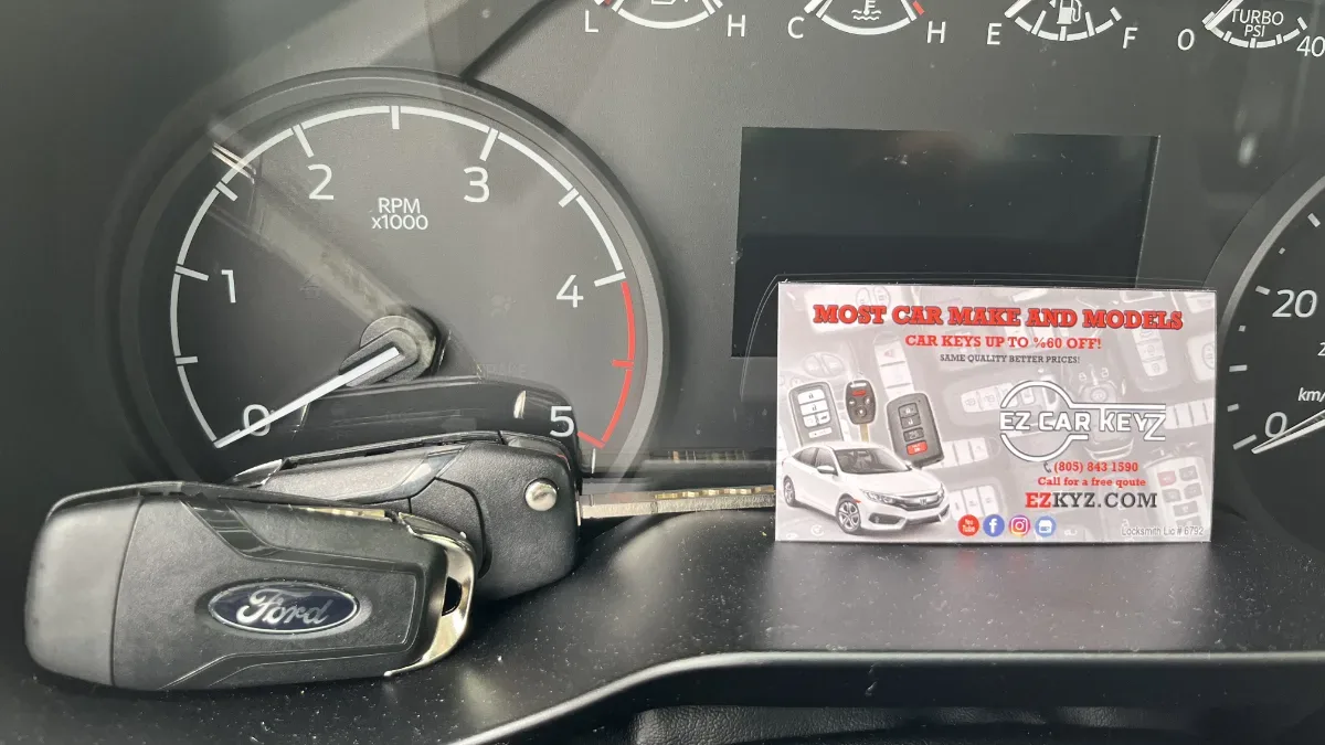 Same-day 2015 Ford Edge key replacement in Carpinteria CA