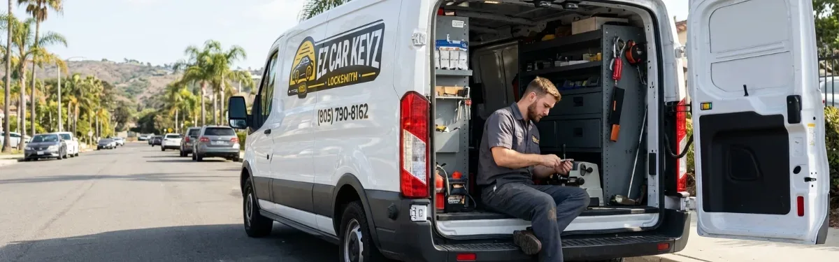Quick 2020 Ford Explorer transponder key cut by EZ Car Keyz Oxnard CA