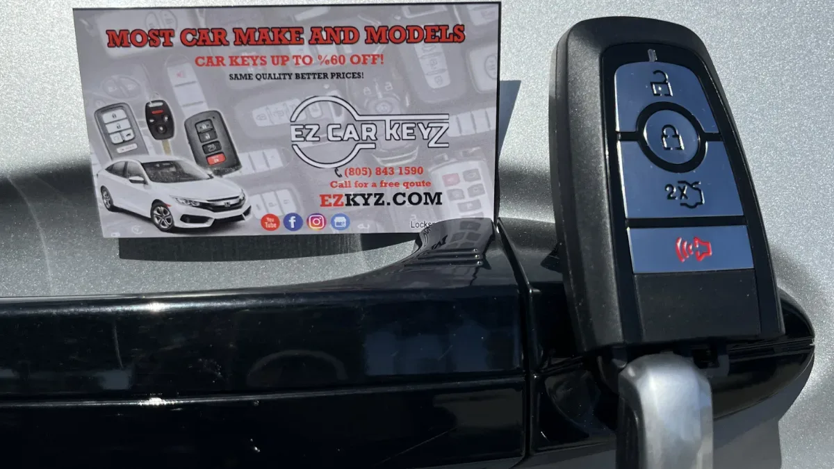 1997 Ford F-250 key made with no spare by EZ Car Keyz Oxnard CA