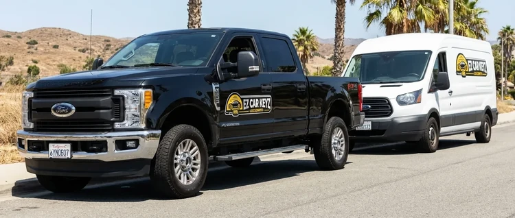 Ford F-350 mobile car key service by EZ Car Keyz in Ventura County