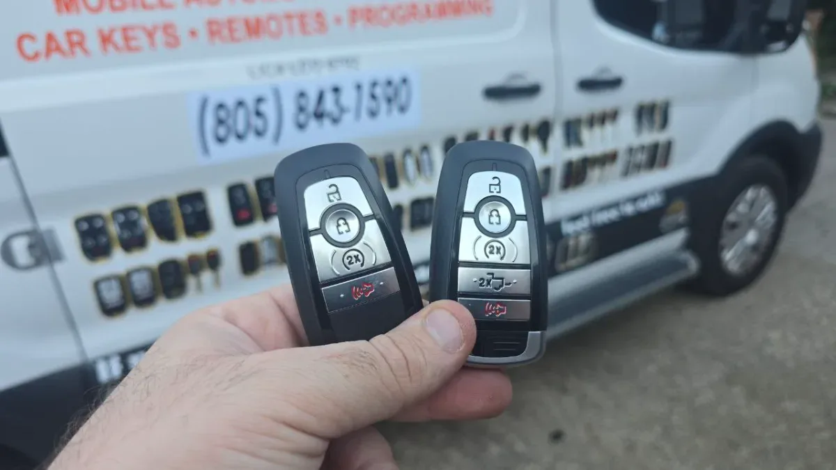 On-site 2015 Ford Flex car key programming in Oxnard CA