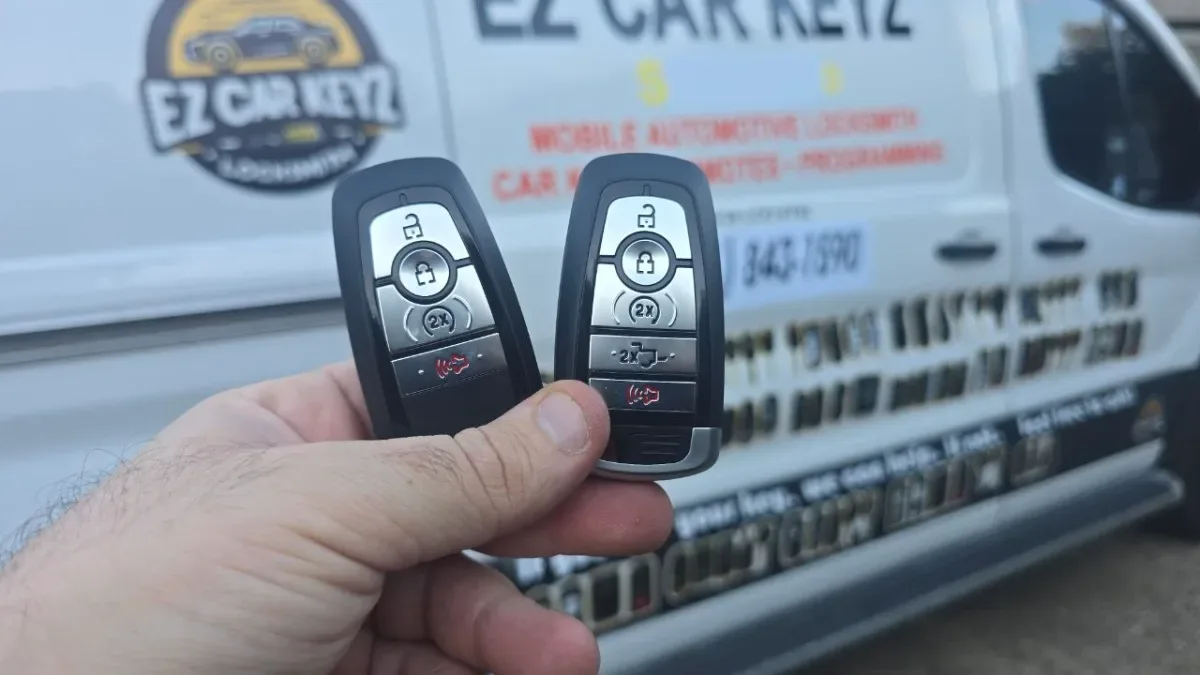 Licensed locksmith replacing 1997 Ford Mustang key in Ventura CA