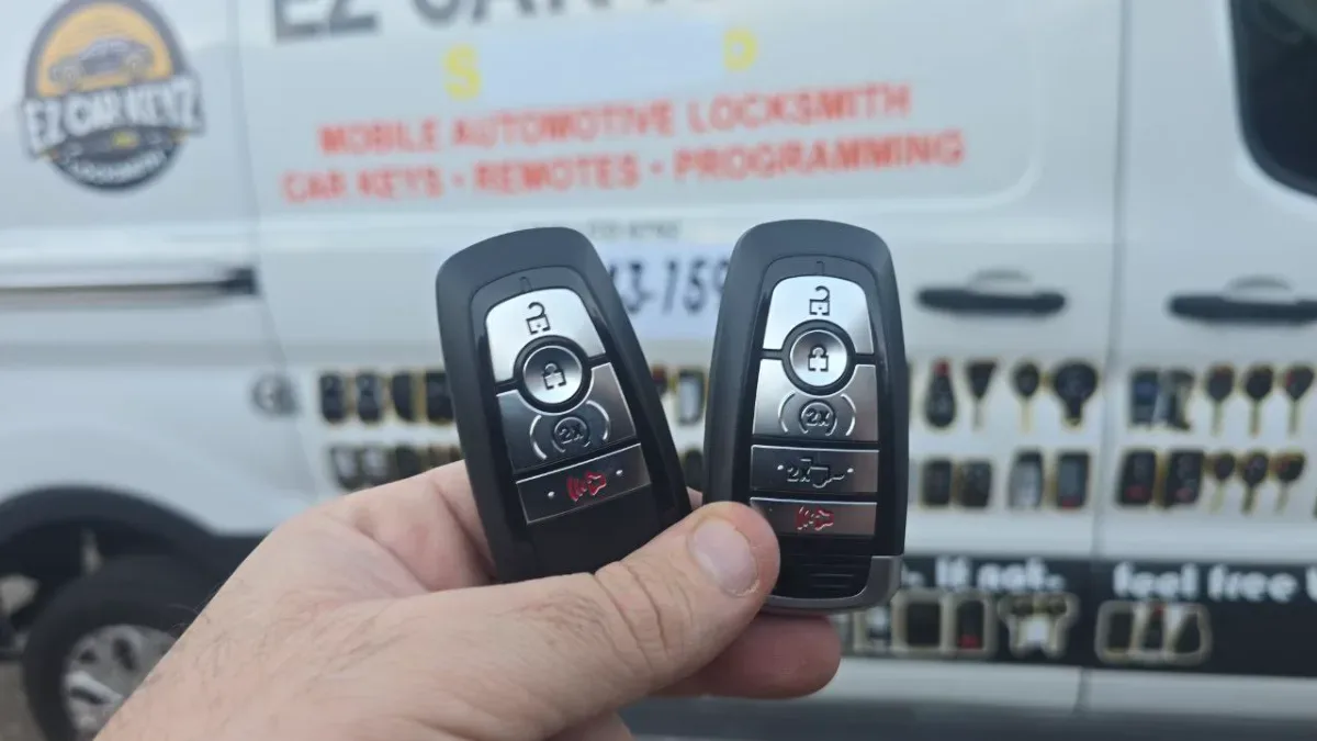 2011 Ford Mustang key made with no spare by EZ Car Keyz Ventura CA