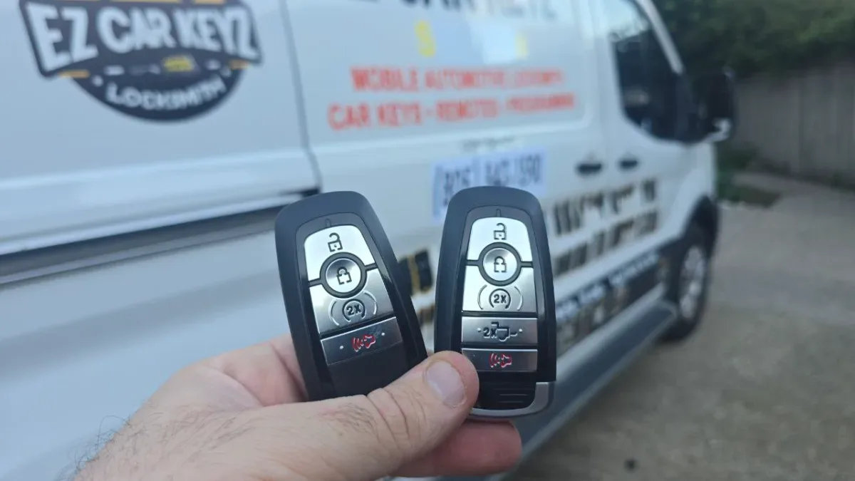 Quick turnaround 2016 Ford Mustang car key by EZ Car Keyz in Ventura CA